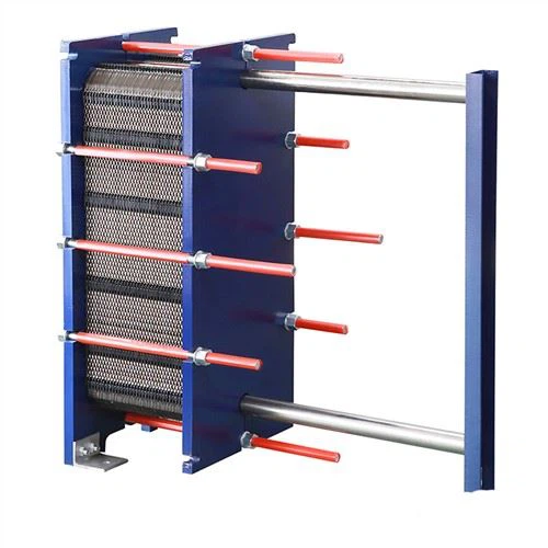 바닷물 판형 열교환기에 담수